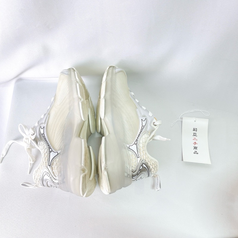 莉亞精品♡Dior銀白運動鞋36 二手-3