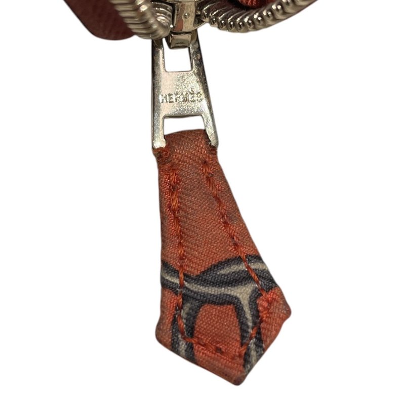 HERMERS 愛馬仕 SILK IN 絲巾長夾 EPSOM 皮革 酒紅色 銀釦-14