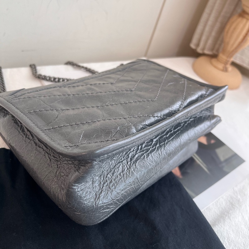 ෆ YSL NIKI BABY灰色🈶收據-9