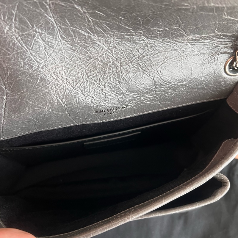 ෆ YSL NIKI BABY灰色🈶收據-14