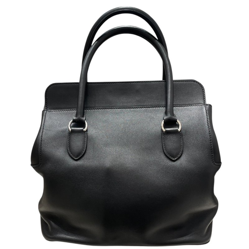 HERMES 愛馬仕 TOOLBOX 26 兩用包 皮革 黑色 銀釦-2