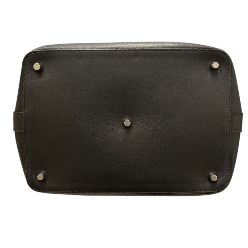 HERMES 愛馬仕 TOOLBOX 26 兩用包 皮革 黑色 銀釦-5