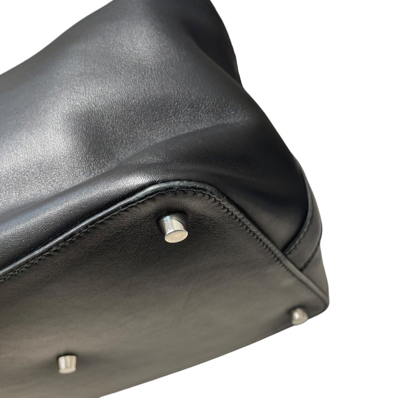 HERMES 愛馬仕 TOOLBOX 26 兩用包 皮革 黑色 銀釦-7