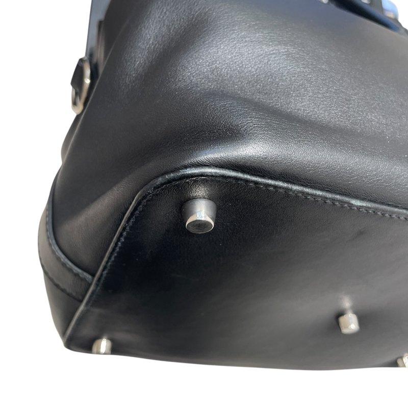 HERMES 愛馬仕 TOOLBOX 26 兩用包 皮革 黑色 銀釦-8