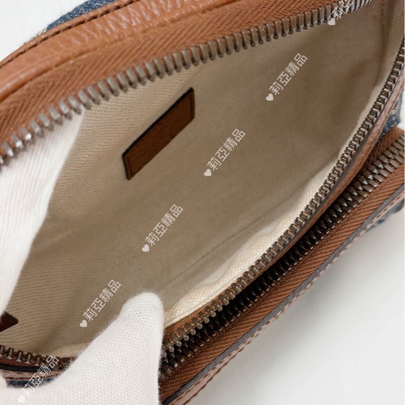 莉亞精品♡Gucci深藍腰包 二手-12