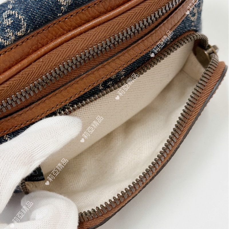 莉亞精品♡Gucci深藍腰包 二手-13