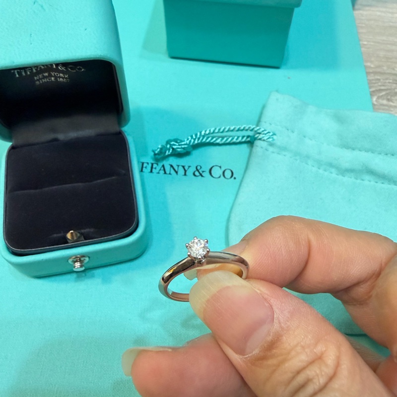Tiffany&Co. 六爪鑽戒💍0.19carat-2