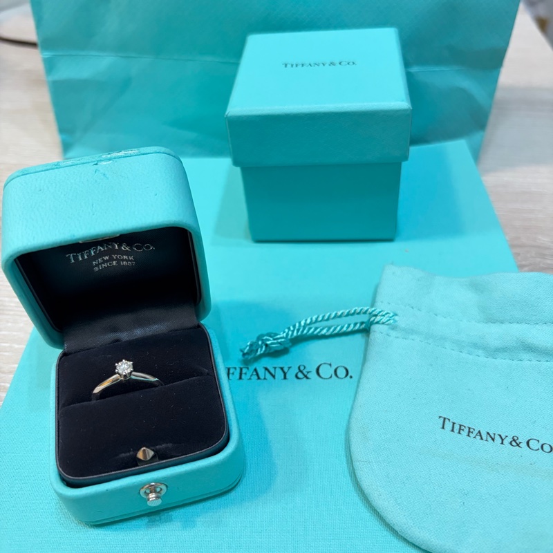 Tiffany&Co. 六爪鑽戒💍0.19carat-3