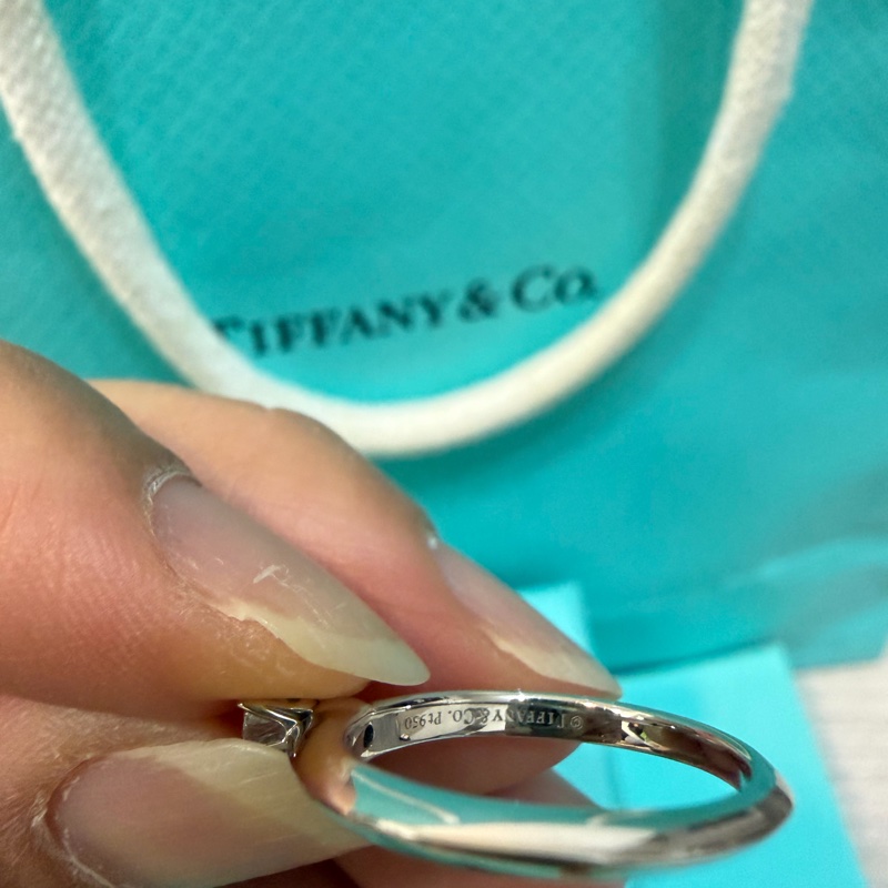 Tiffany&Co. 六爪鑽戒💍0.19carat-4