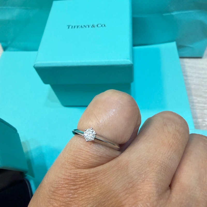 Tiffany&Co. 六爪鑽戒💍0.19carat-8
