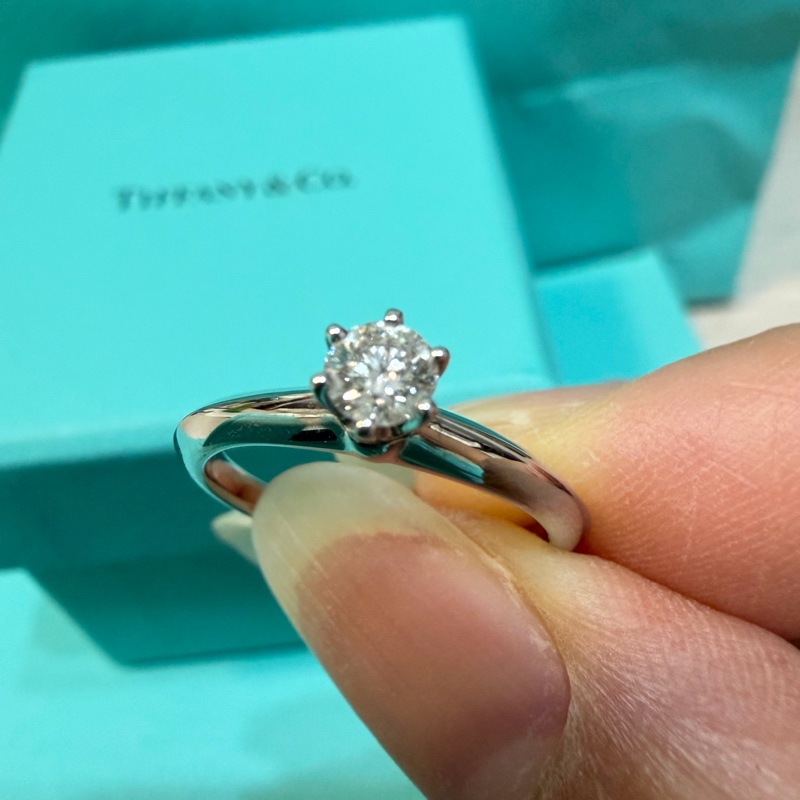 Tiffany&Co. 六爪鑽戒💍0.19carat-10