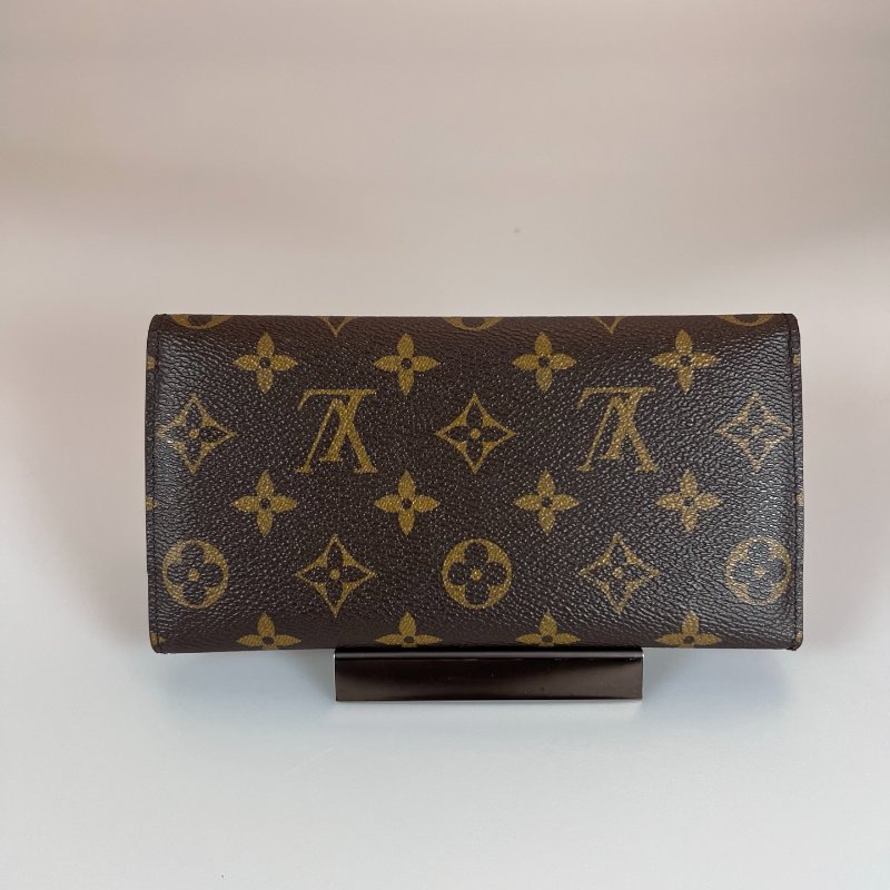 LV M60707  老花Josephine信封長夾 橘豆豆-1