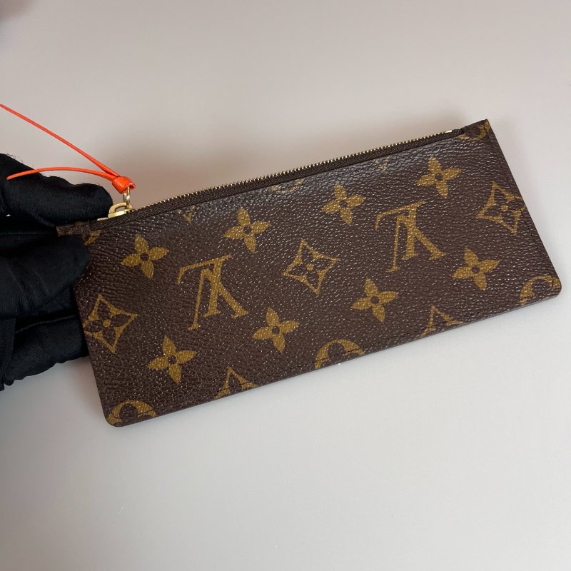 LV M60707  老花Josephine信封長夾 橘豆豆-6