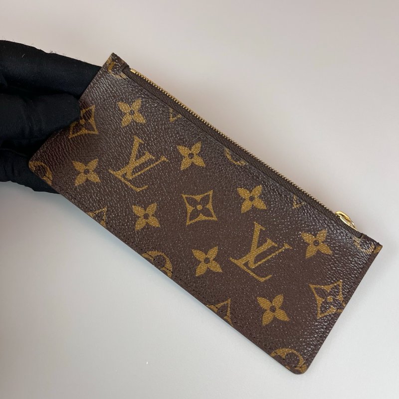 LV M60707  老花Josephine信封長夾 橘豆豆-7