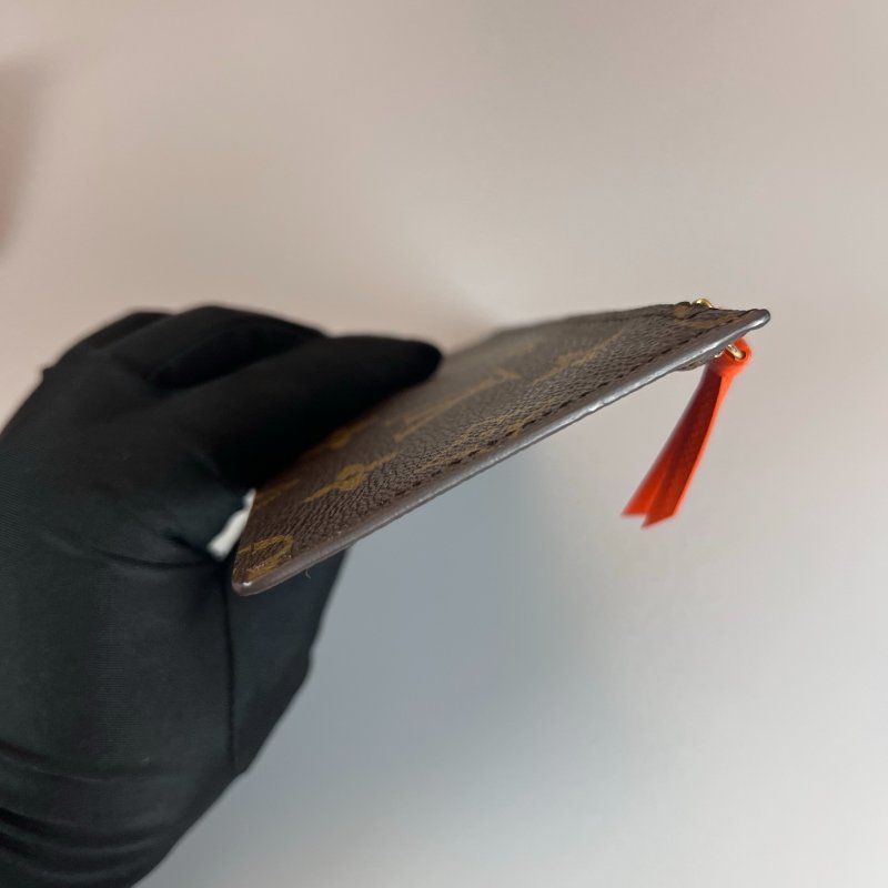 LV M60707  老花Josephine信封長夾 橘豆豆-8