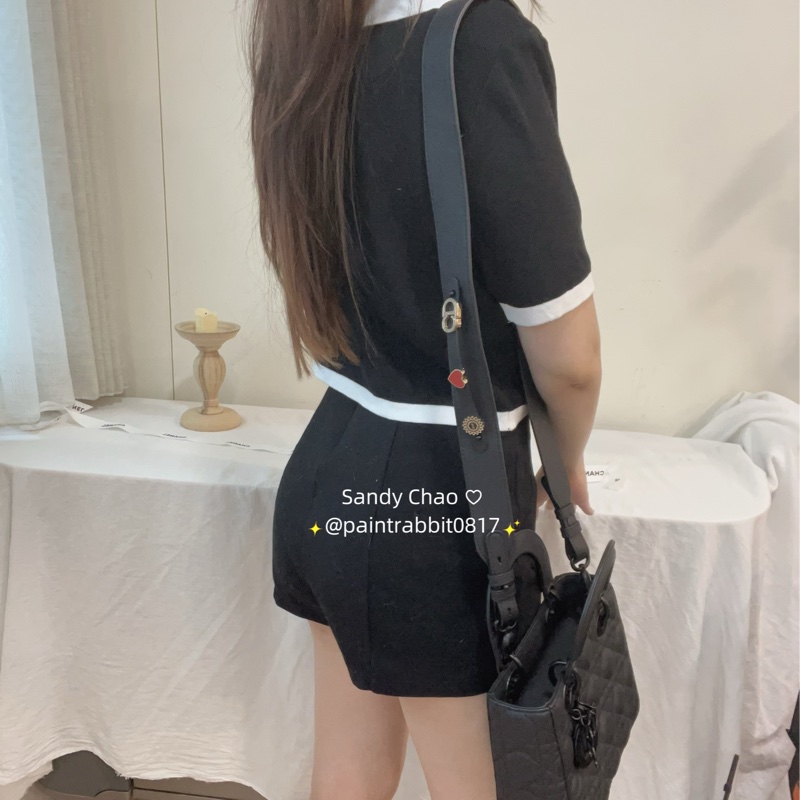 ෆ Dior 四格黛妃 黑色🈶保卡-3