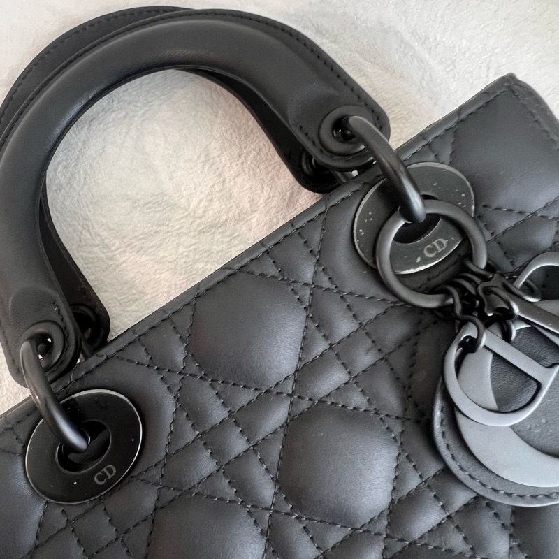 ෆ Dior 四格黛妃 黑色🈶保卡-7