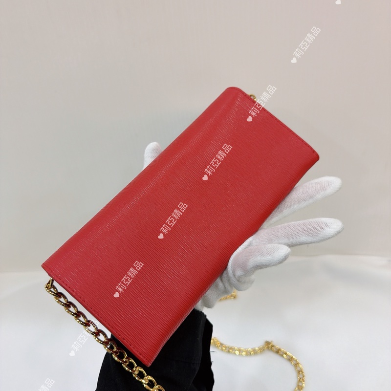 莉亞精品♡Prada woc 紅 二手美包-3