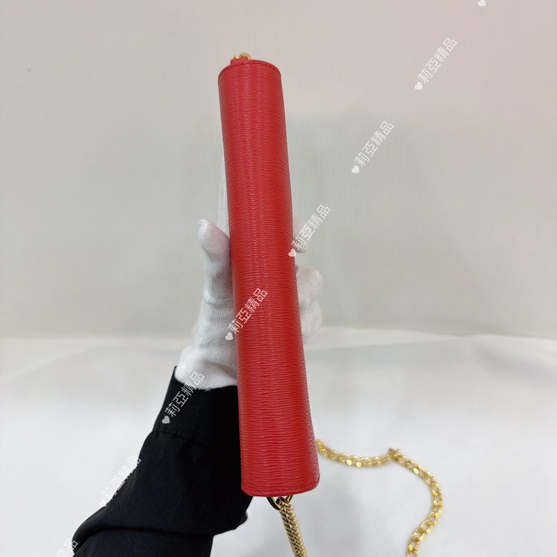 莉亞精品♡Prada woc 紅 二手美包-4