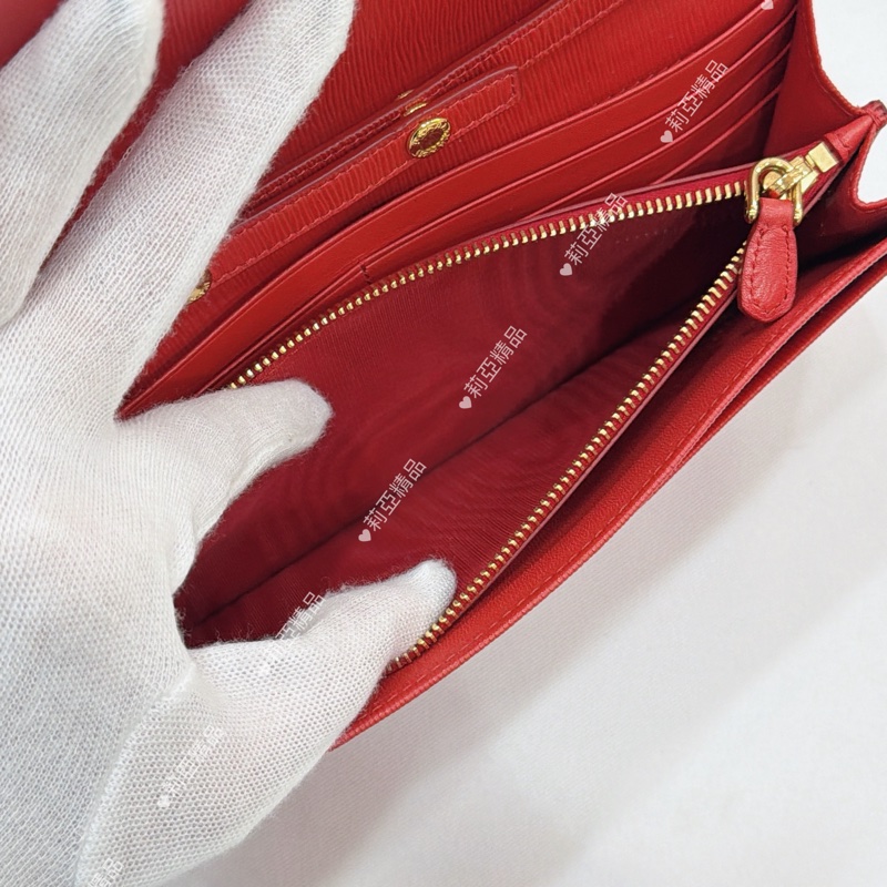 莉亞精品♡Prada woc 紅 二手美包-15