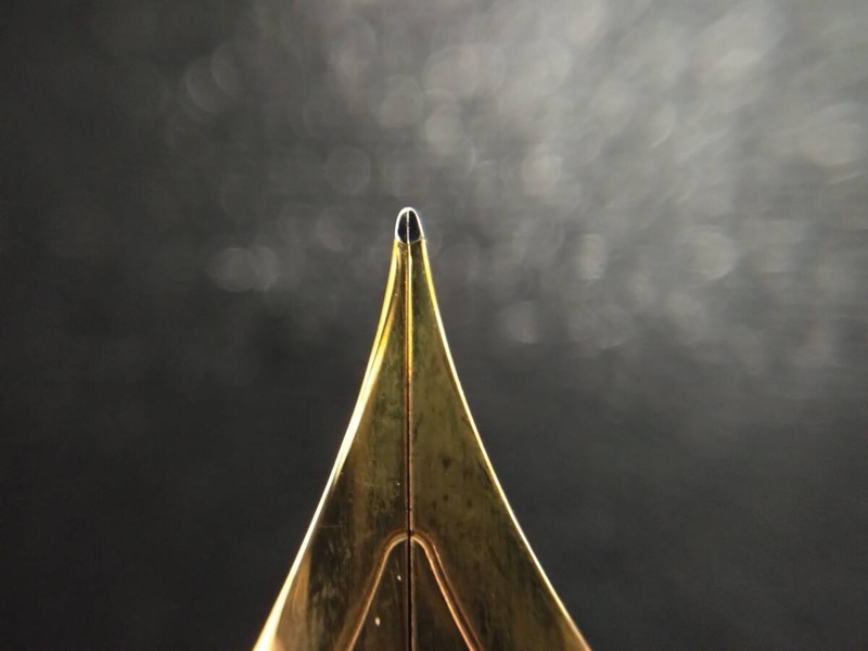 真品 萬寶龍 MONTBLANC MEISTERSTUCK No146 4810 鋼筆 14K 筆尖 黑金 F尖 盒單齊-3