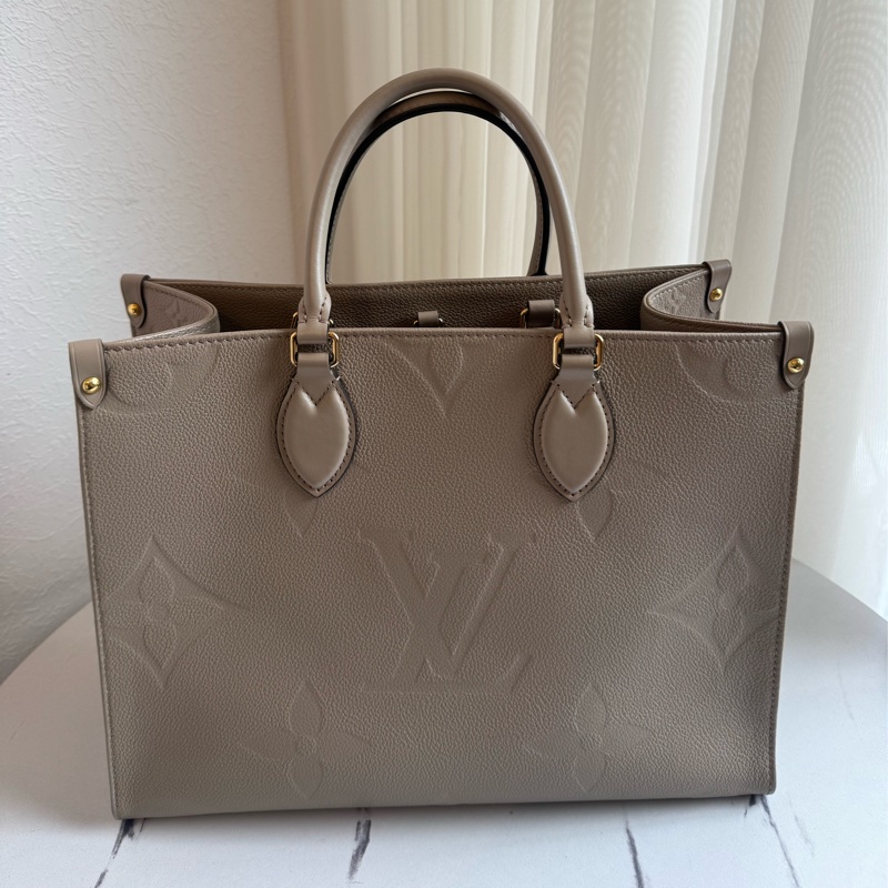 LV M45607斑鳩灰壓紋On The Go MM-0