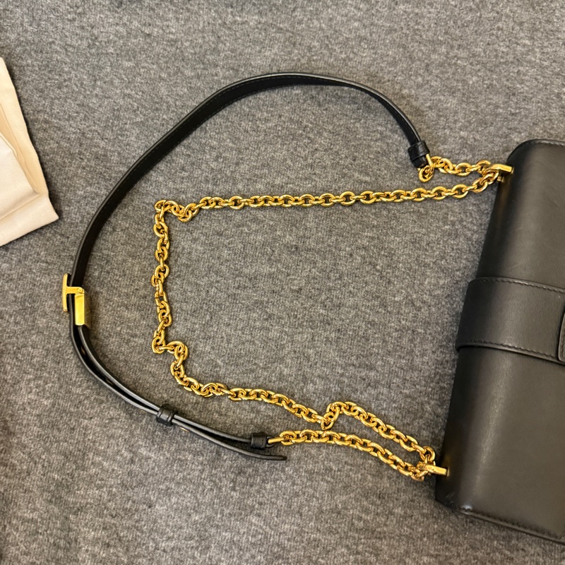 有購證發票!Dior Montaigne 新款橫版小號 全皮黑-2