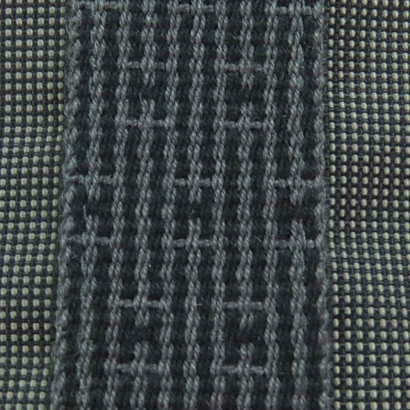 愛馬仕 Herline MM 帆布手提包,銀色五金配件,H 標誌,Sellier 紐扣,灰色,法國製造,女士款。-7