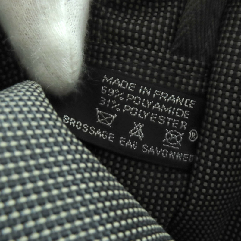 愛馬仕 Herline MM 帆布手提包,銀色五金配件,H 標誌,Sellier 紐扣,灰色,法國製造,女士款。-11