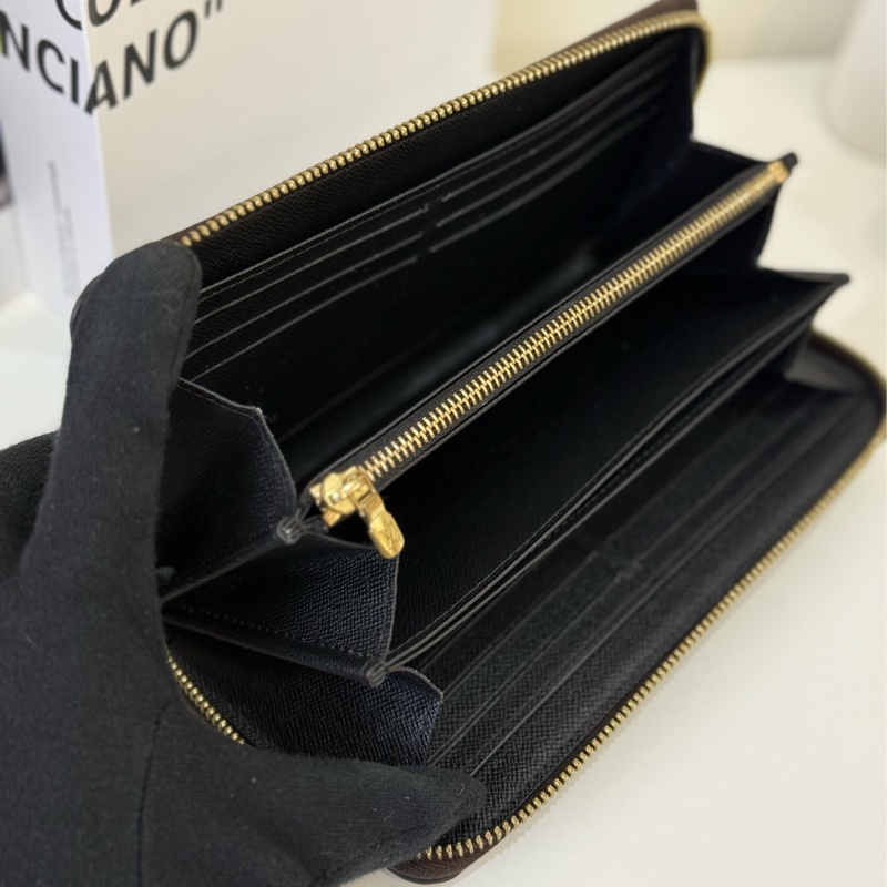 Lv大Logo拉鍊長夾-15