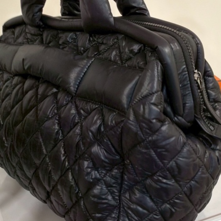 Chanel 香奈兒全黑泡芙羽絨包雲朵包托特手提包🍀-12