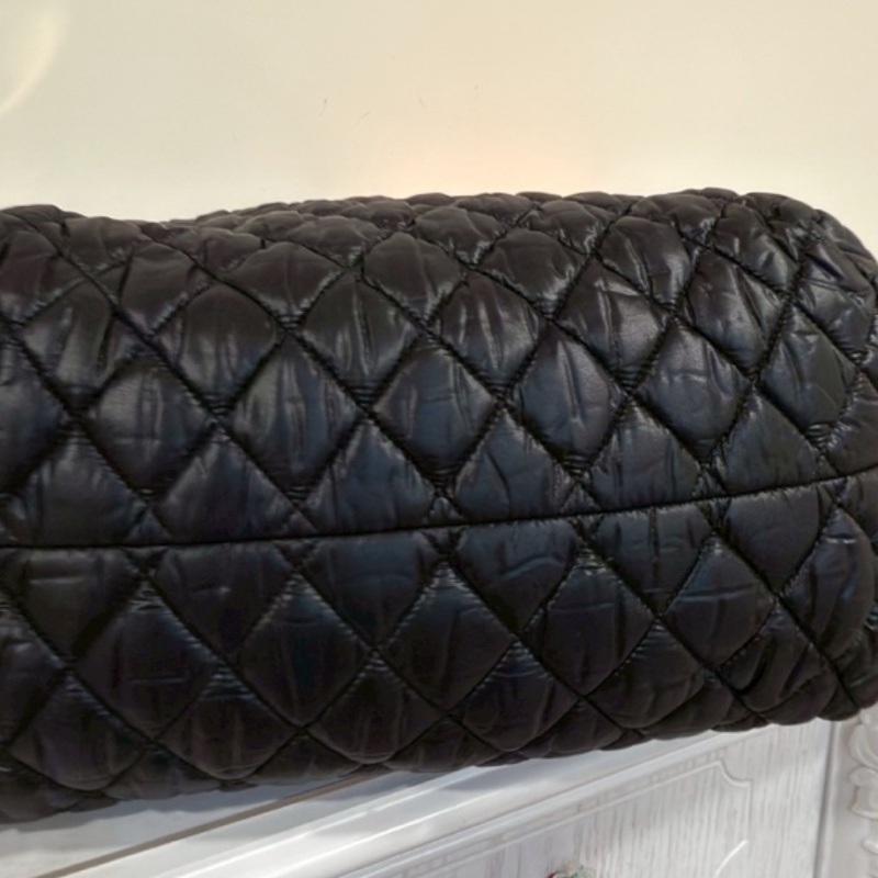 Chanel 香奈兒全黑泡芙羽絨包雲朵包托特手提包🍀-13