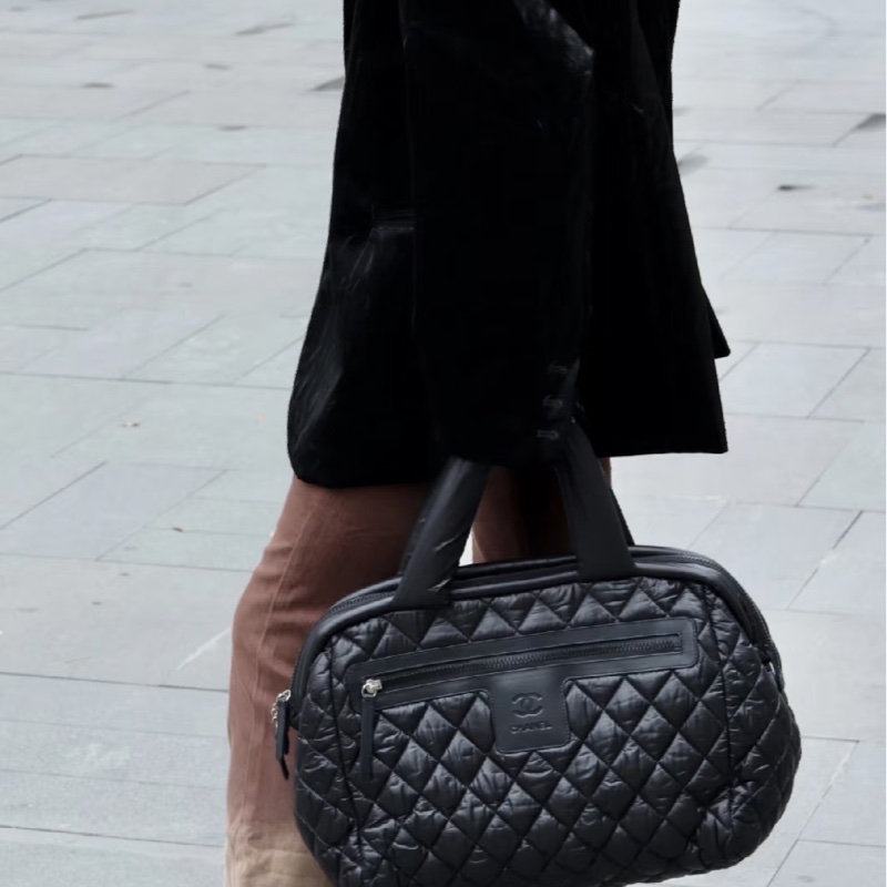 Chanel 香奈兒全黑泡芙羽絨包雲朵包托特手提包🍀-22