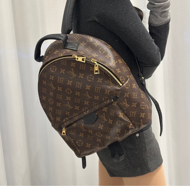 「JL精品代購」98新 LV 老花後背包 中號-1