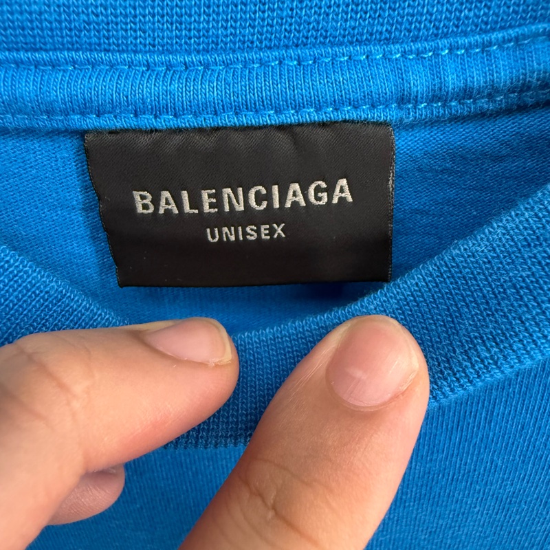 二手藍色Balenciaga短袖T恤 3號-2