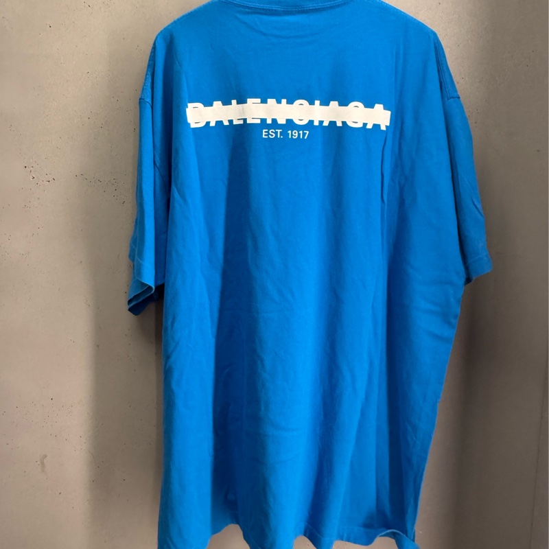 二手藍色Balenciaga短袖T恤 3號-6