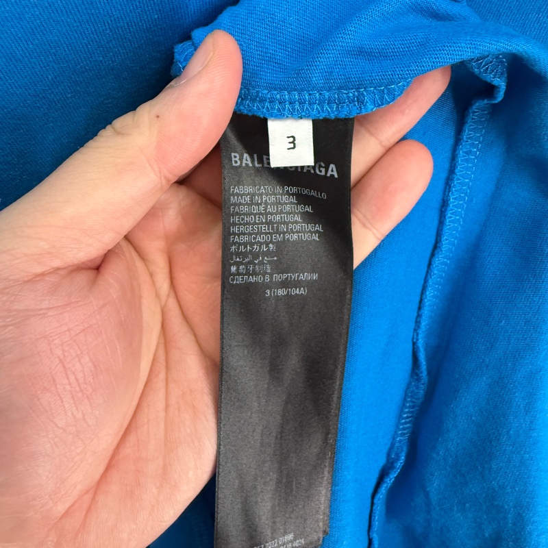 二手藍色Balenciaga短袖T恤 3號-9