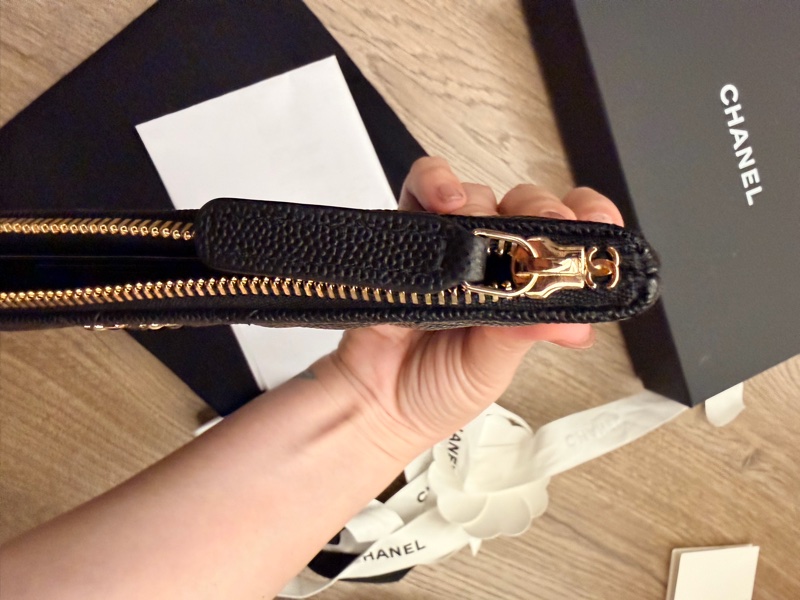 Chanel 方塊水晶 雙C 「中款手拿包」 AP3611-12