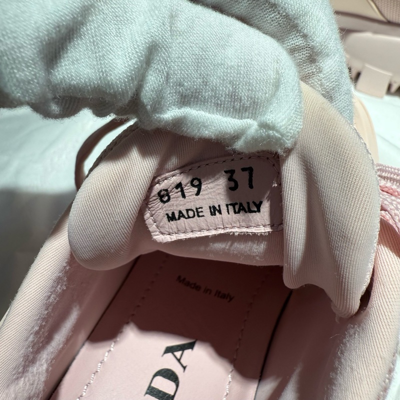普拉達/Prada 粉色老爹鞋 運動鞋 37碼 鞋長:🈚附件-5