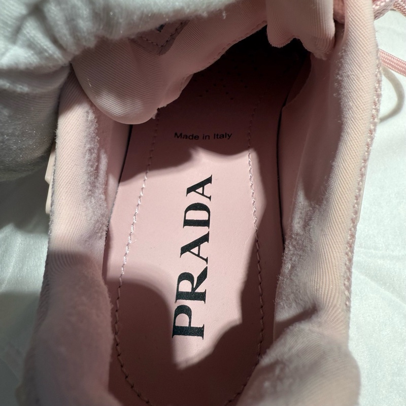 普拉達/Prada 粉色老爹鞋 運動鞋 37碼 鞋長:🈚附件-6