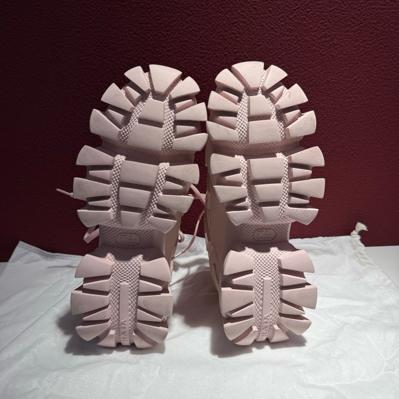 普拉達/Prada 粉色老爹鞋 運動鞋 37碼 鞋長:🈚附件-7