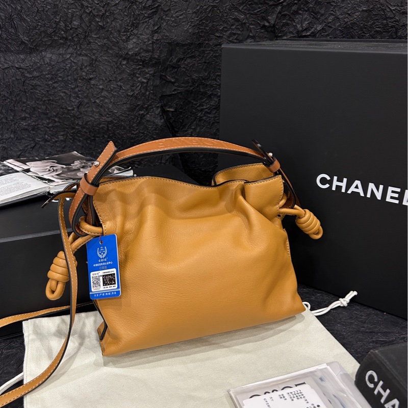 羅意威/Loewe 福袋mini焦糖色棕色flamenco clutch mini-1