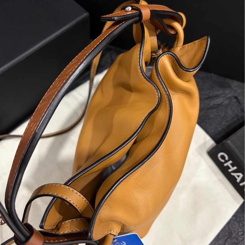 羅意威/Loewe 福袋mini焦糖色棕色flamenco clutch mini-3