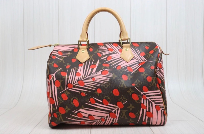 「JL精品代購」 9新LV 限量 熱帶雨林 speedy 30-3