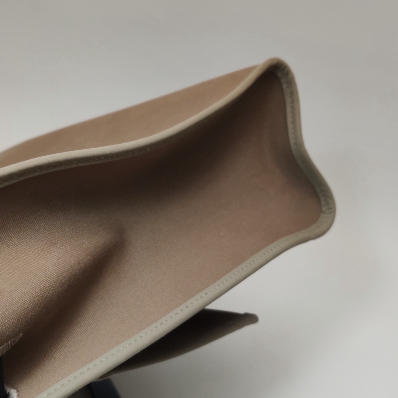 Hermes Herbag31斜挎包單肩包Hunter牛皮帆布銀扣18etoupe大象灰89黑色-6