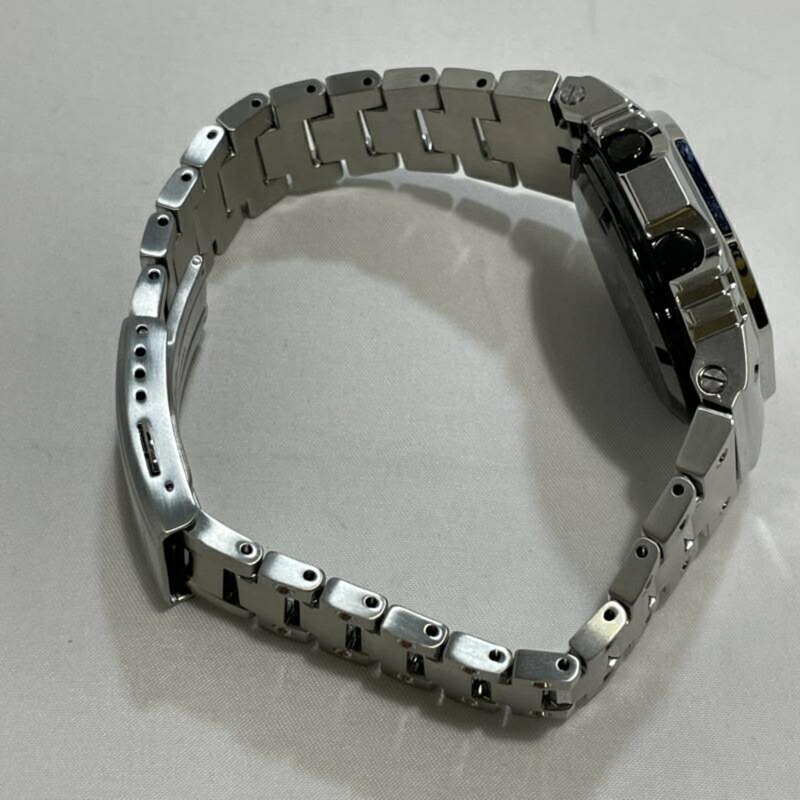 卡西歐 G-SHOCK GMW-B5000D-1JF 電波太陽能手錶，銀色，全金屬，移動連接。-2