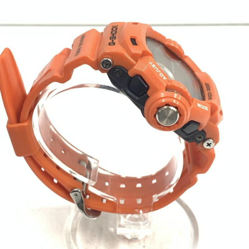 卡西歐 G-SHOCK GW-9200RJ-4JF 太陽能救援橘色手錶-1
