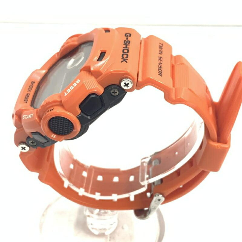 卡西歐 G-SHOCK GW-9200RJ-4JF 太陽能救援橘色手錶-2