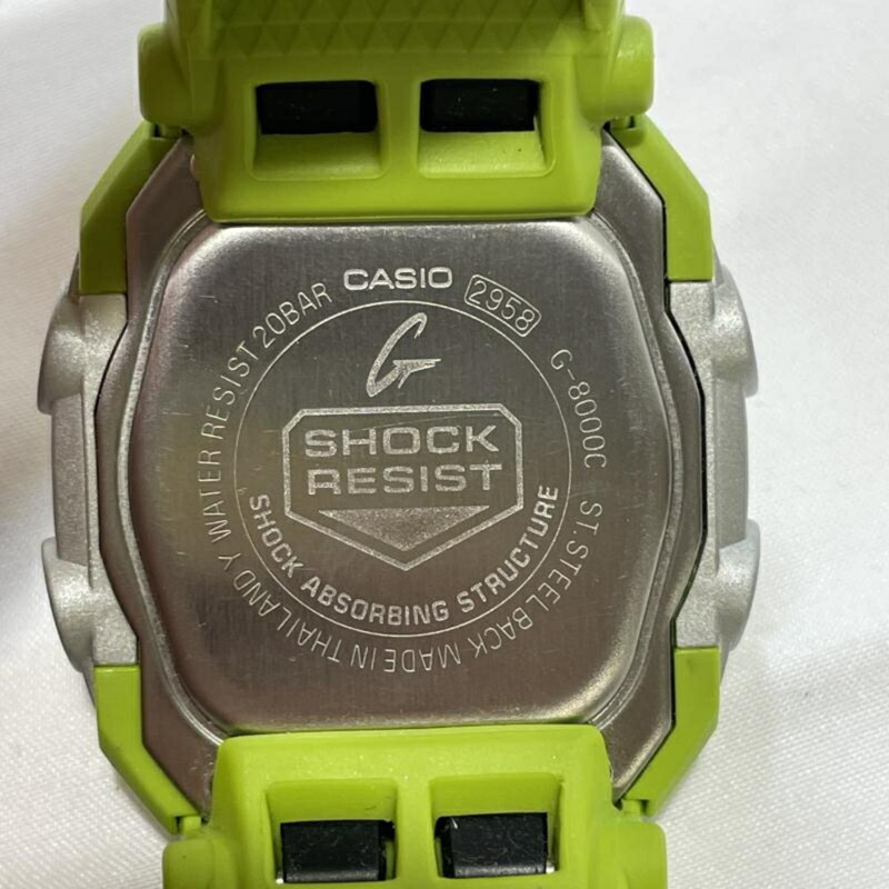 卡西歐 G-SHOCK G-8000C-3V 淺綠色手錶（海外限量版配色）-3