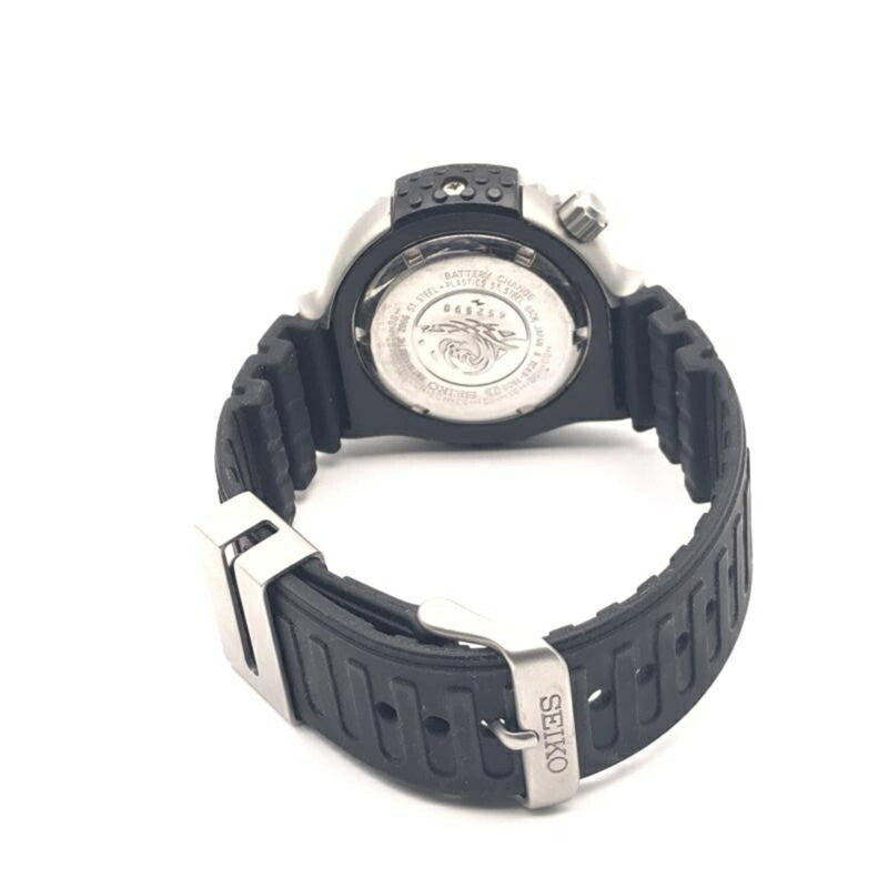 精工 Prospex 潛水錶喬治亞羅設計限量版（2000 枚）7C43-7A00 藍色錶盤腕錶-4